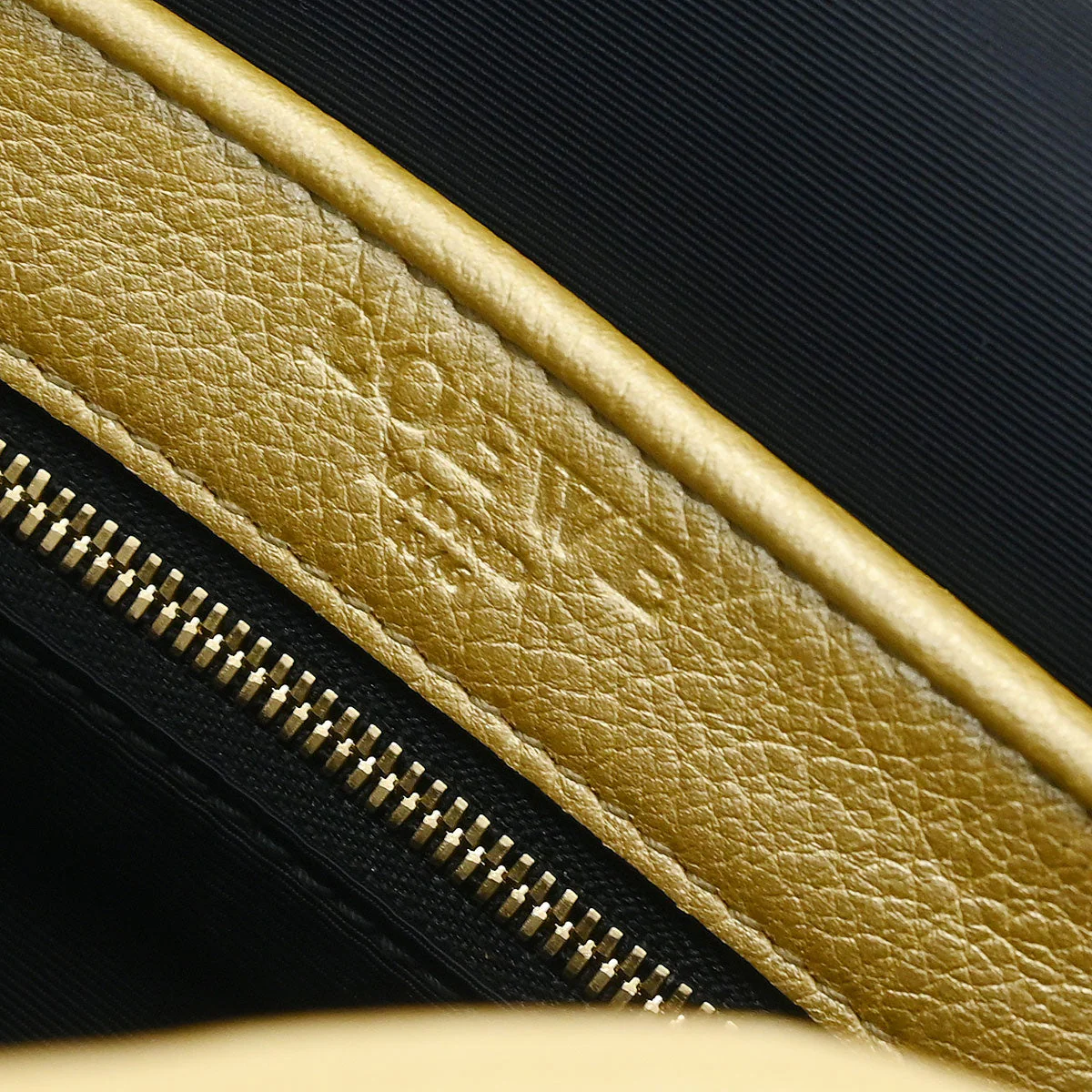 Loewe * Gold Leather Heritage Shoulder Bag - Image 8