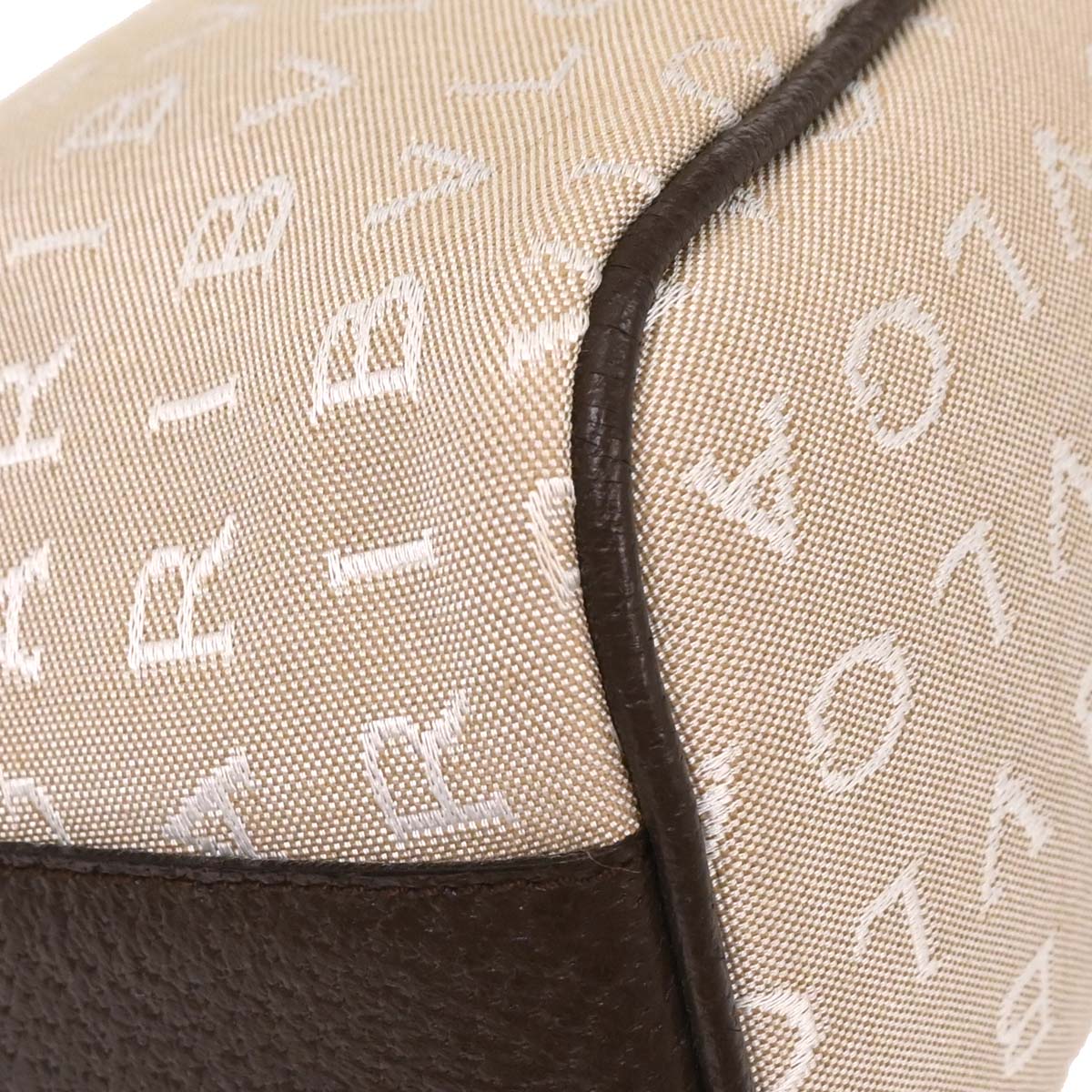 Bvlgari Beige Canvas Logomania Handbag - Image 7