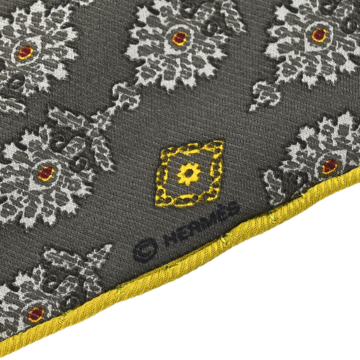 Hermes Scarf Brown Small Good - Image 3