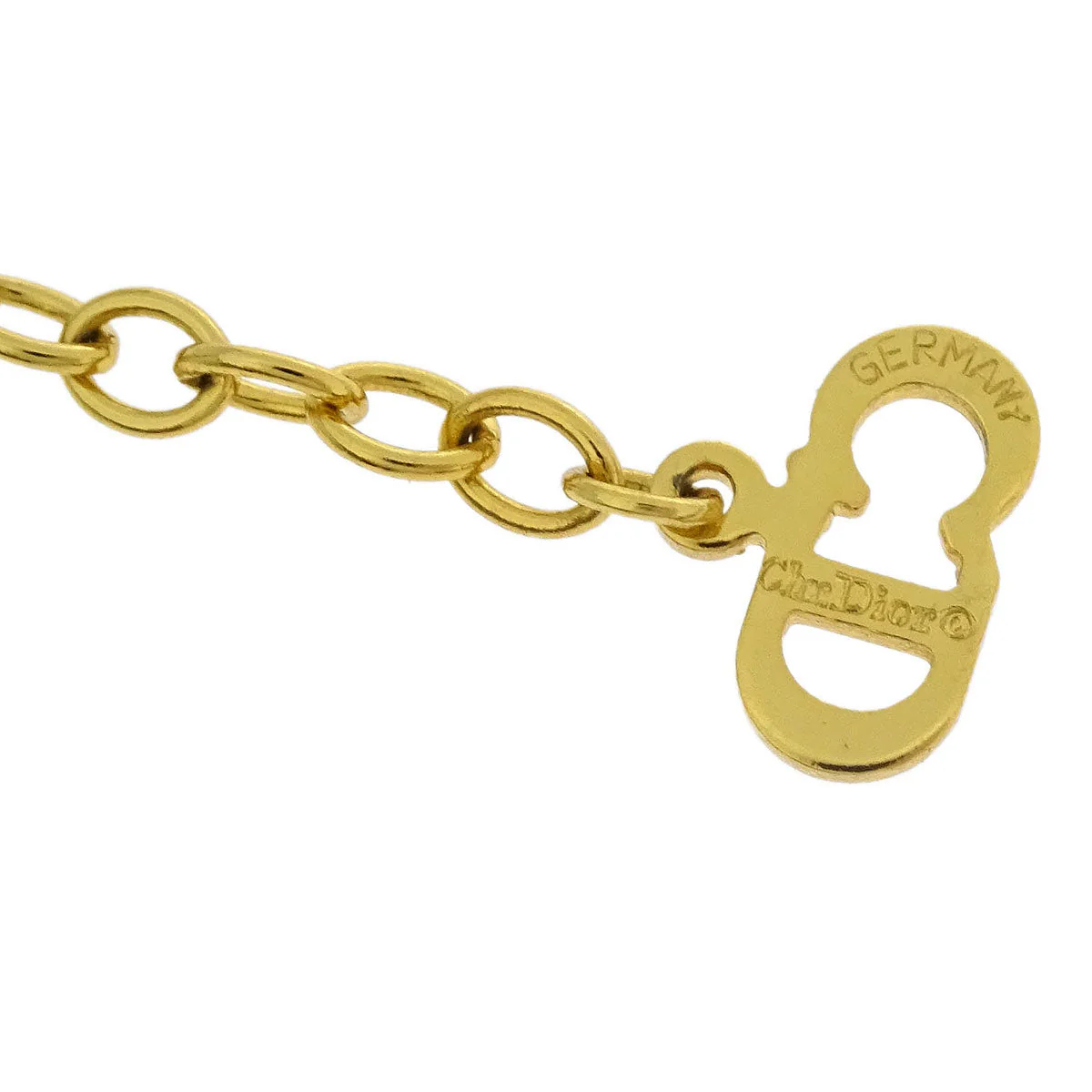 Christian Dior Necklace Pendant Gold - Image 4