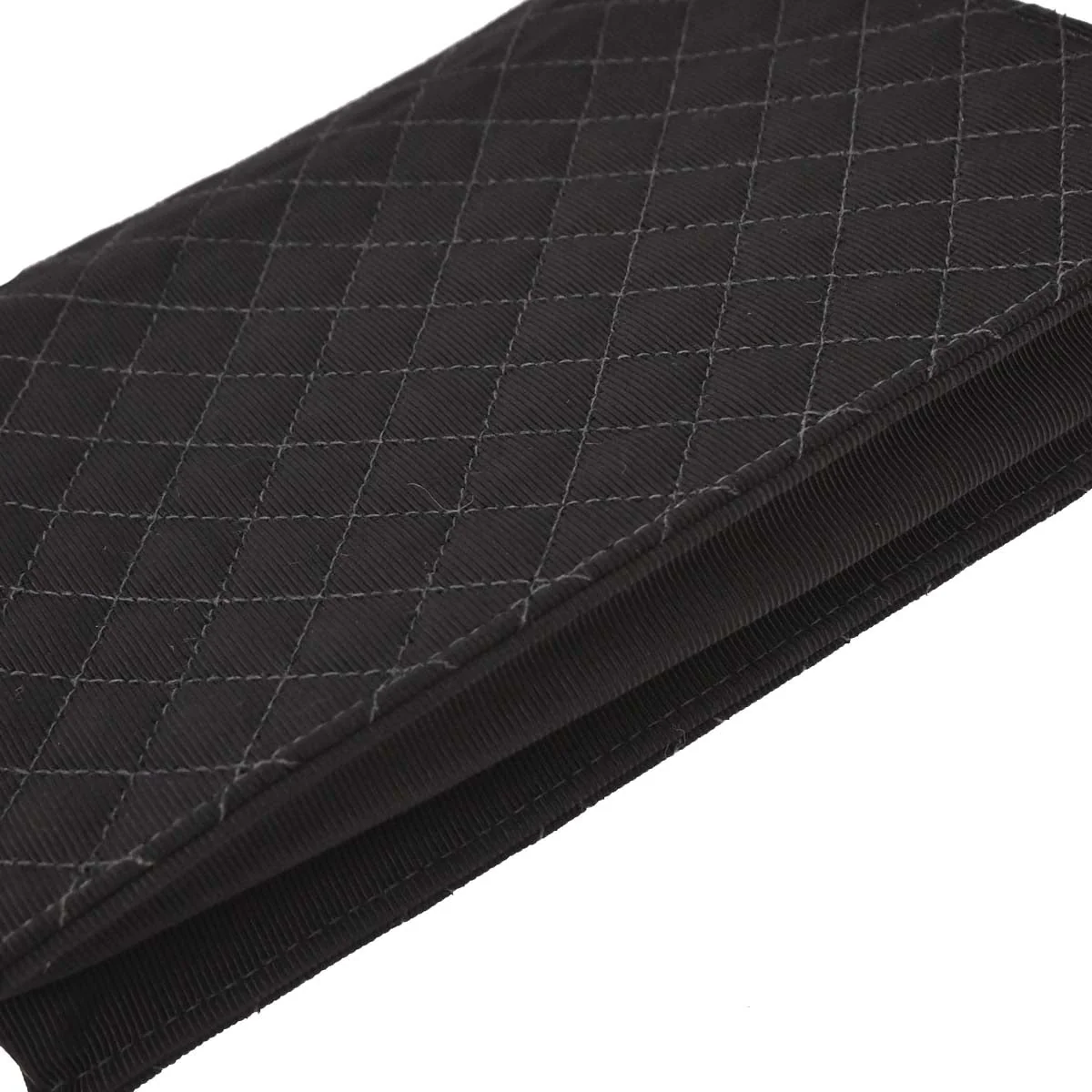 Chanel 2004-2005 Black Canvas Emblem Shoulder Bag - Image 3