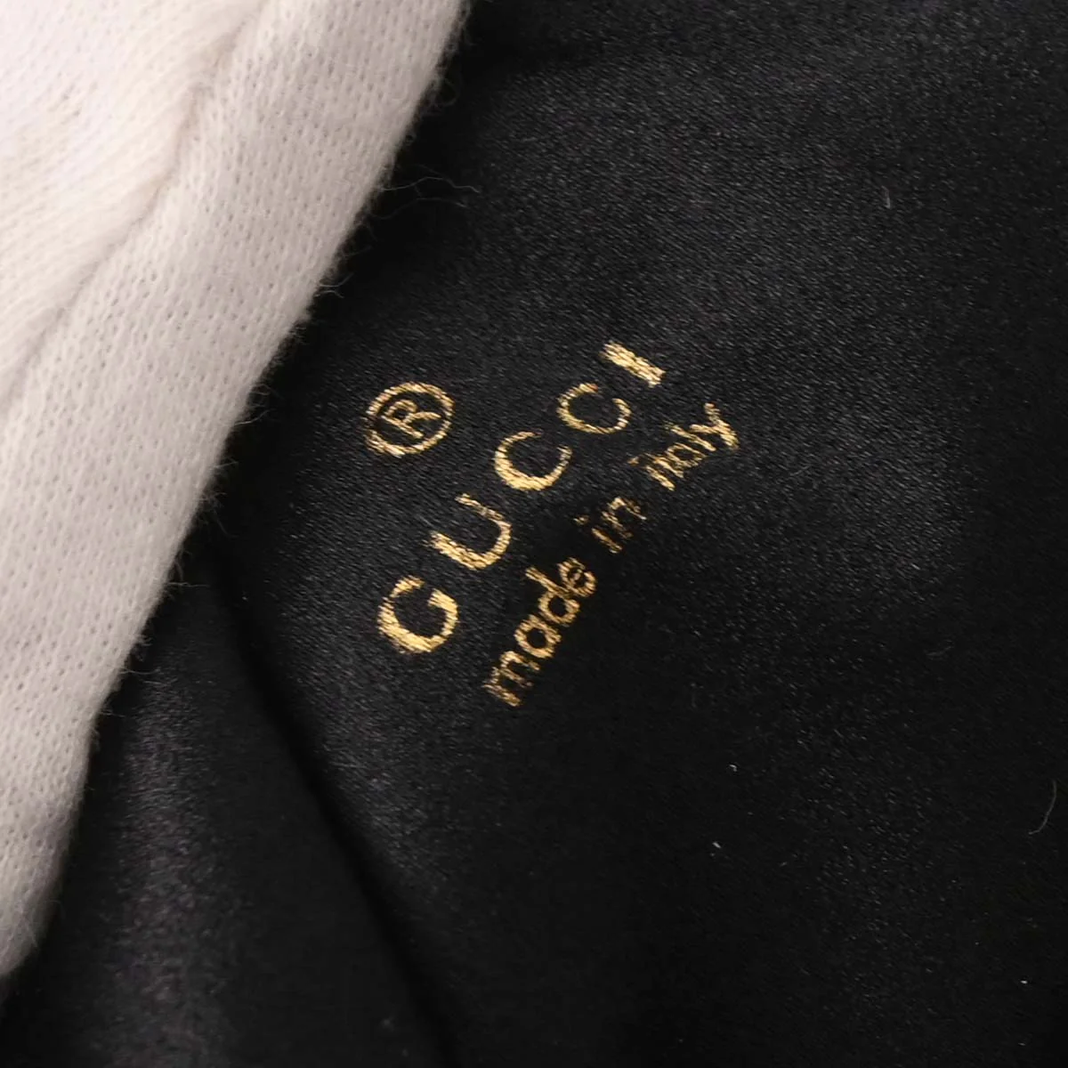 Gucci Black Gray Beaded Handbag - Image 10