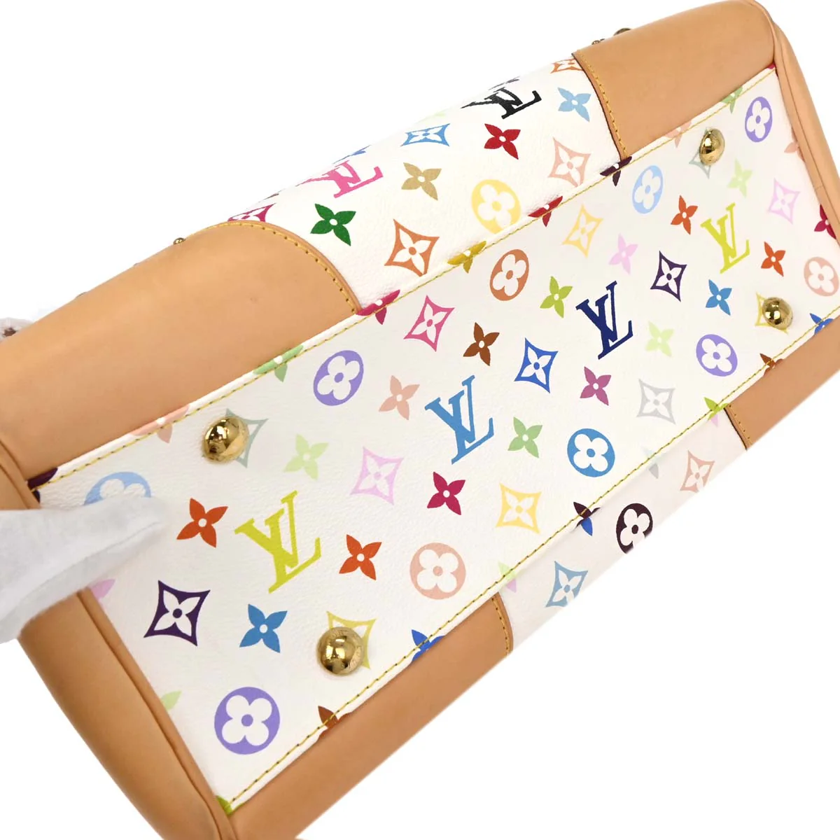 Louis Vuitton 2008 Multicolor Beverly GM Handbag M40201 - Image 4