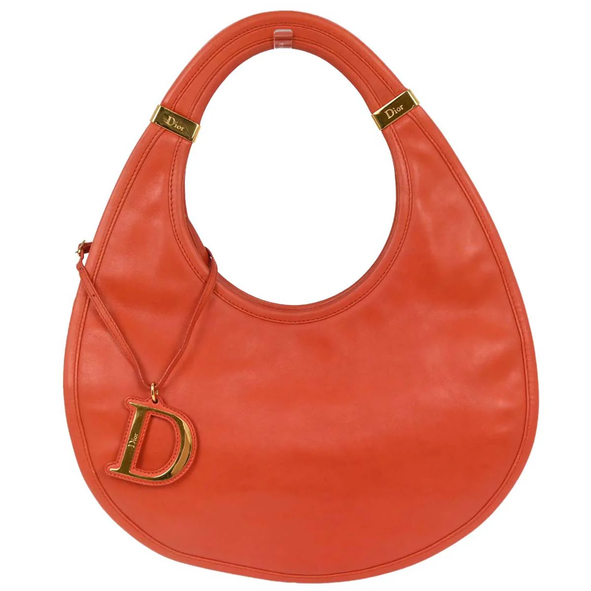 Christian Dior 2008 Red Diorita Hobo Bag