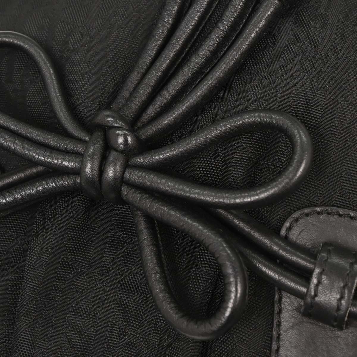 Christian Dior 2007 Black Diorissimo Bow Trotter Tote Bag - Image 4