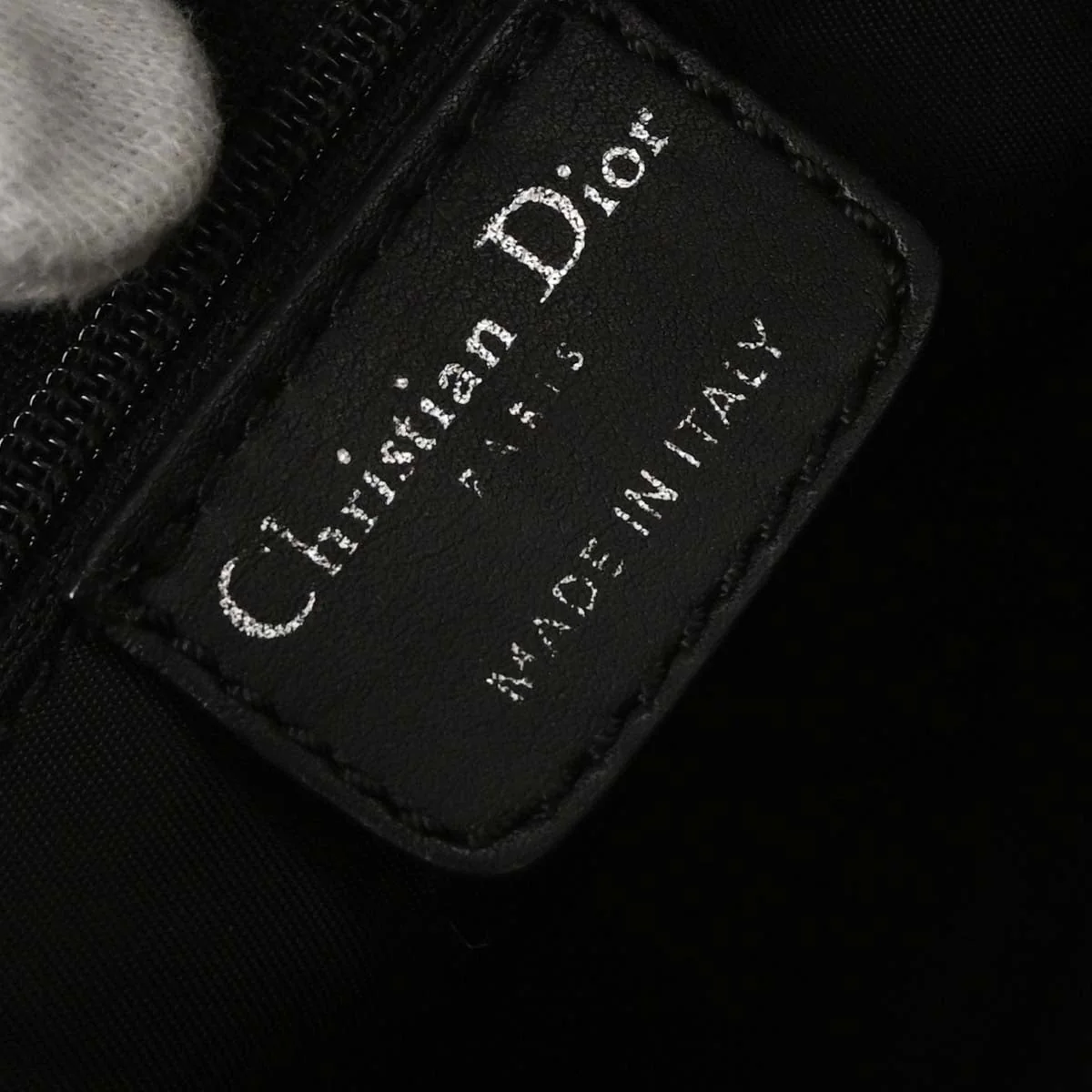 Christian Dior 2007 Black Diorissimo Bow Trotter Tote Bag - Image 8