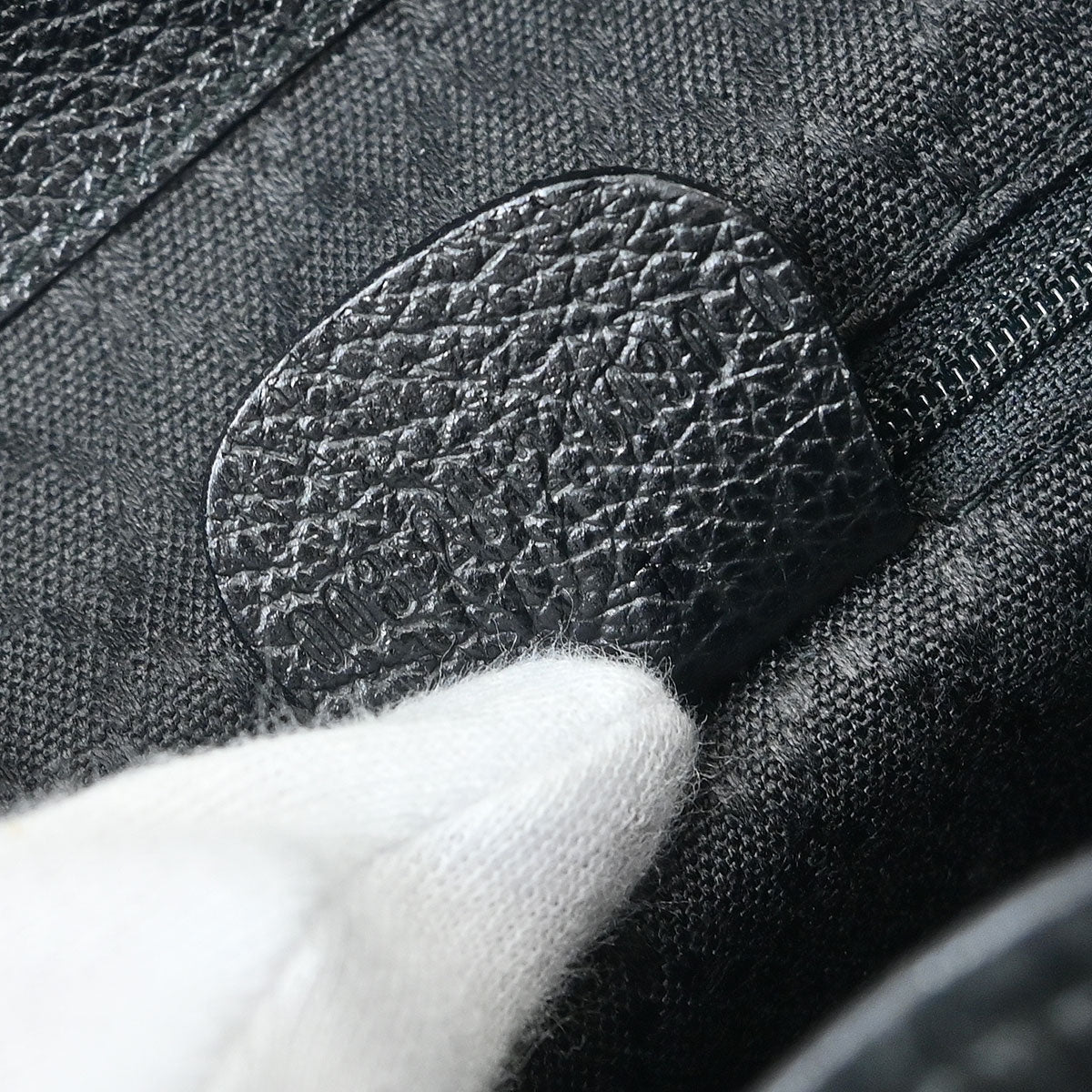 Gucci Black Suede Bamboo Backpack - Image 10