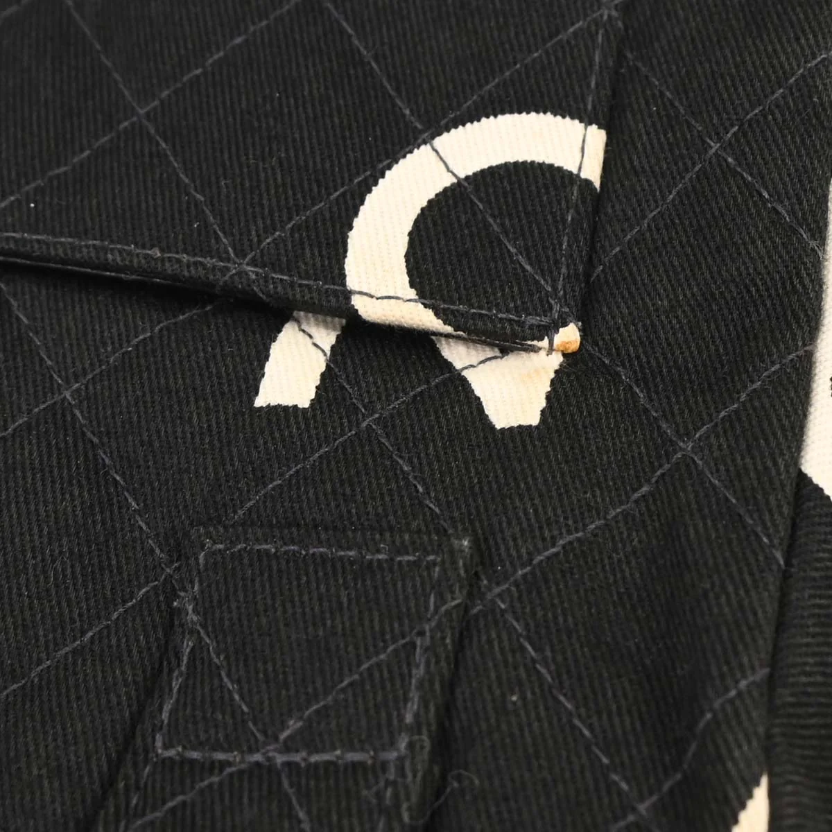 Chanel 1996-1997 Black Canvas Handbag - Image 4