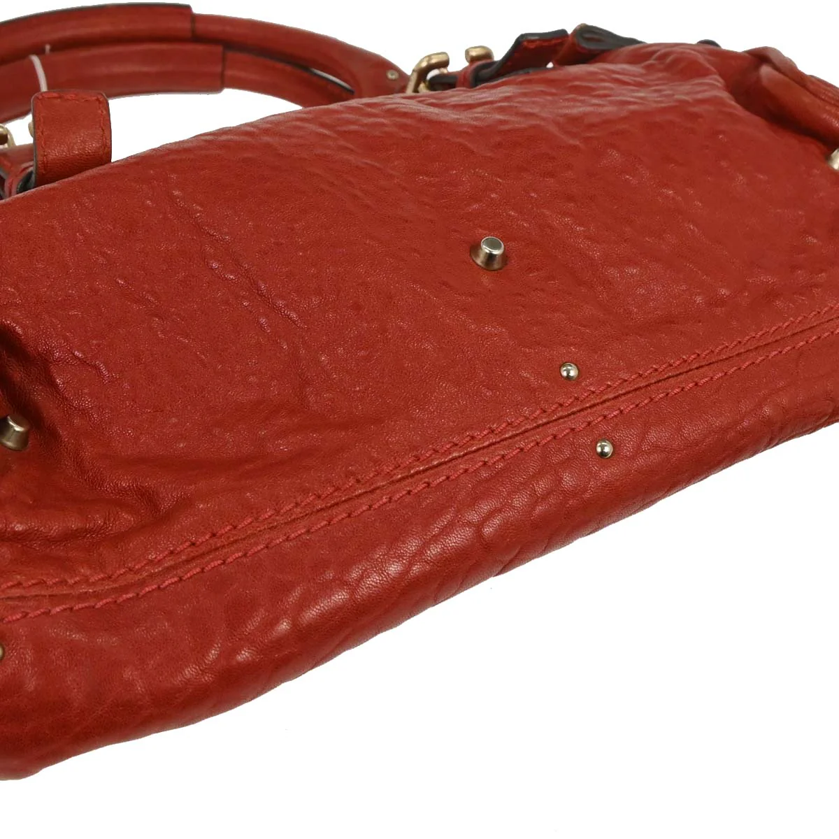 Chloe Red Paddington Handbag - Image 3