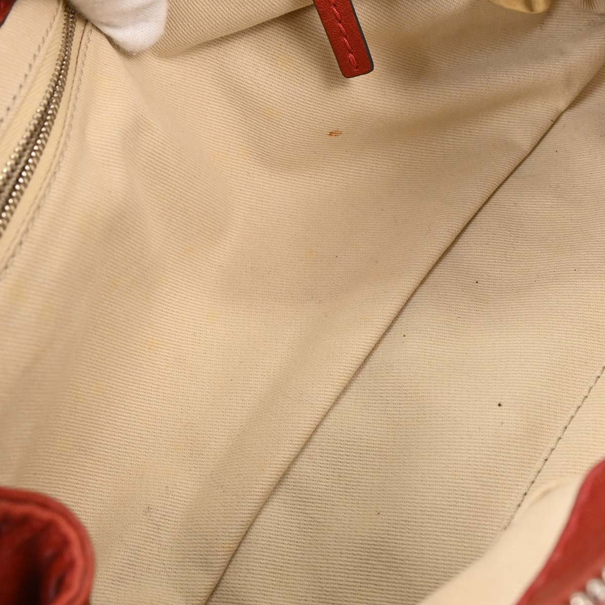 Chloe Red Paddington Handbag - Image 8