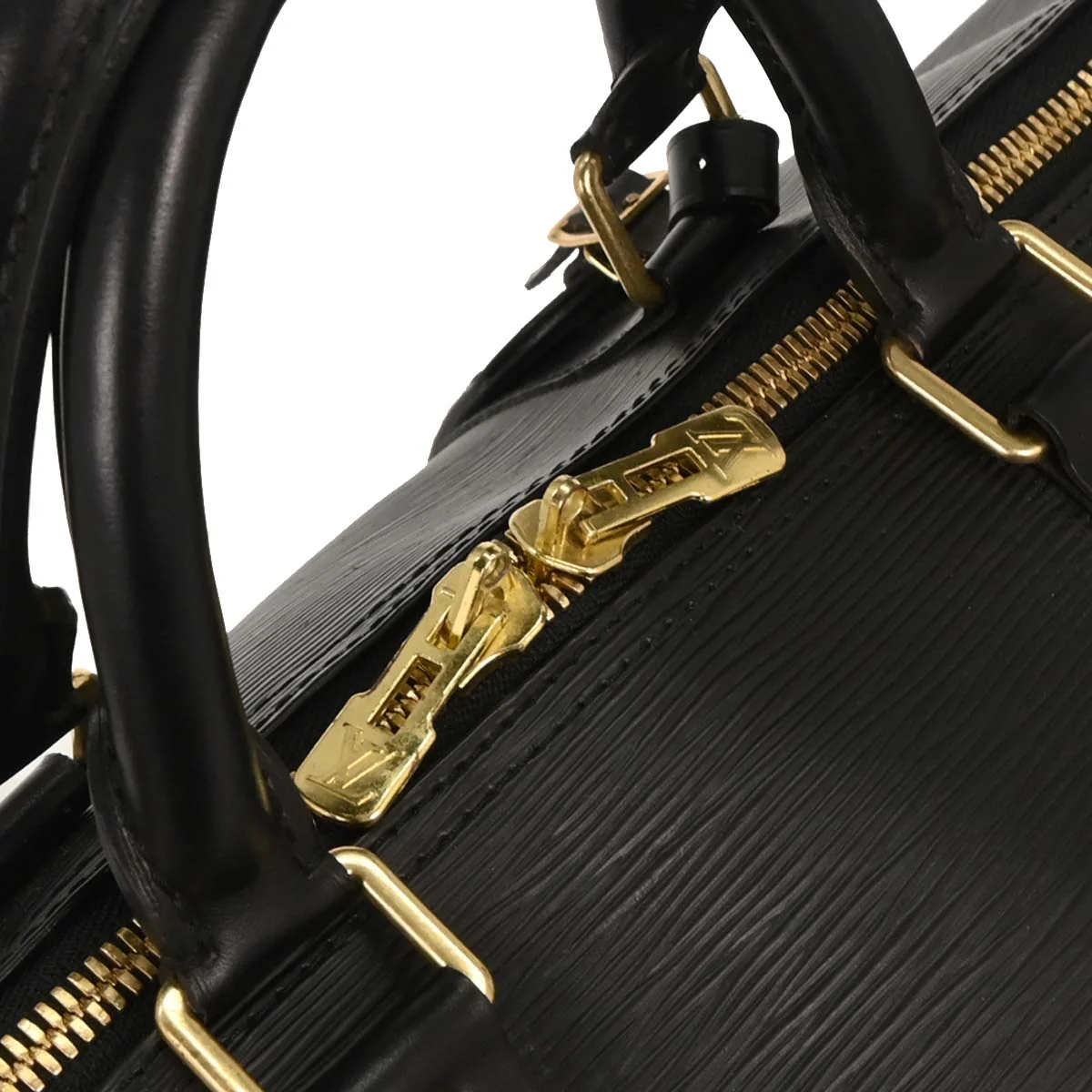 Louis Vuitton Black Epi Keepall 50 Travel Handbag M42962 - Image 4