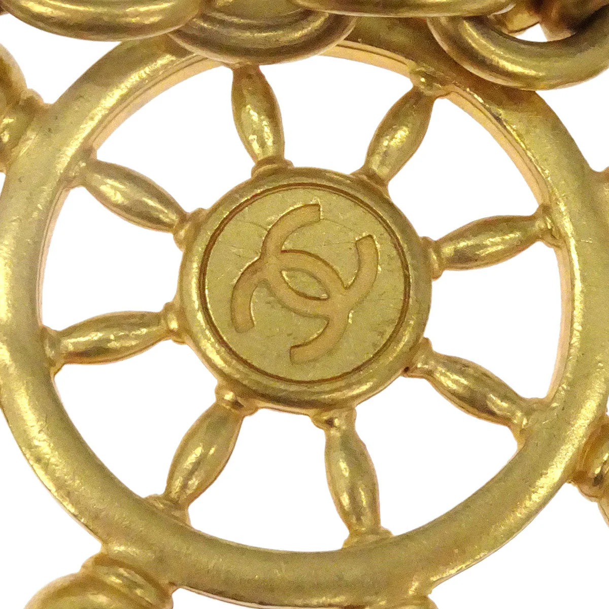 Chanel Rudder Chain Pendant Necklace Gold 94P - Image 3