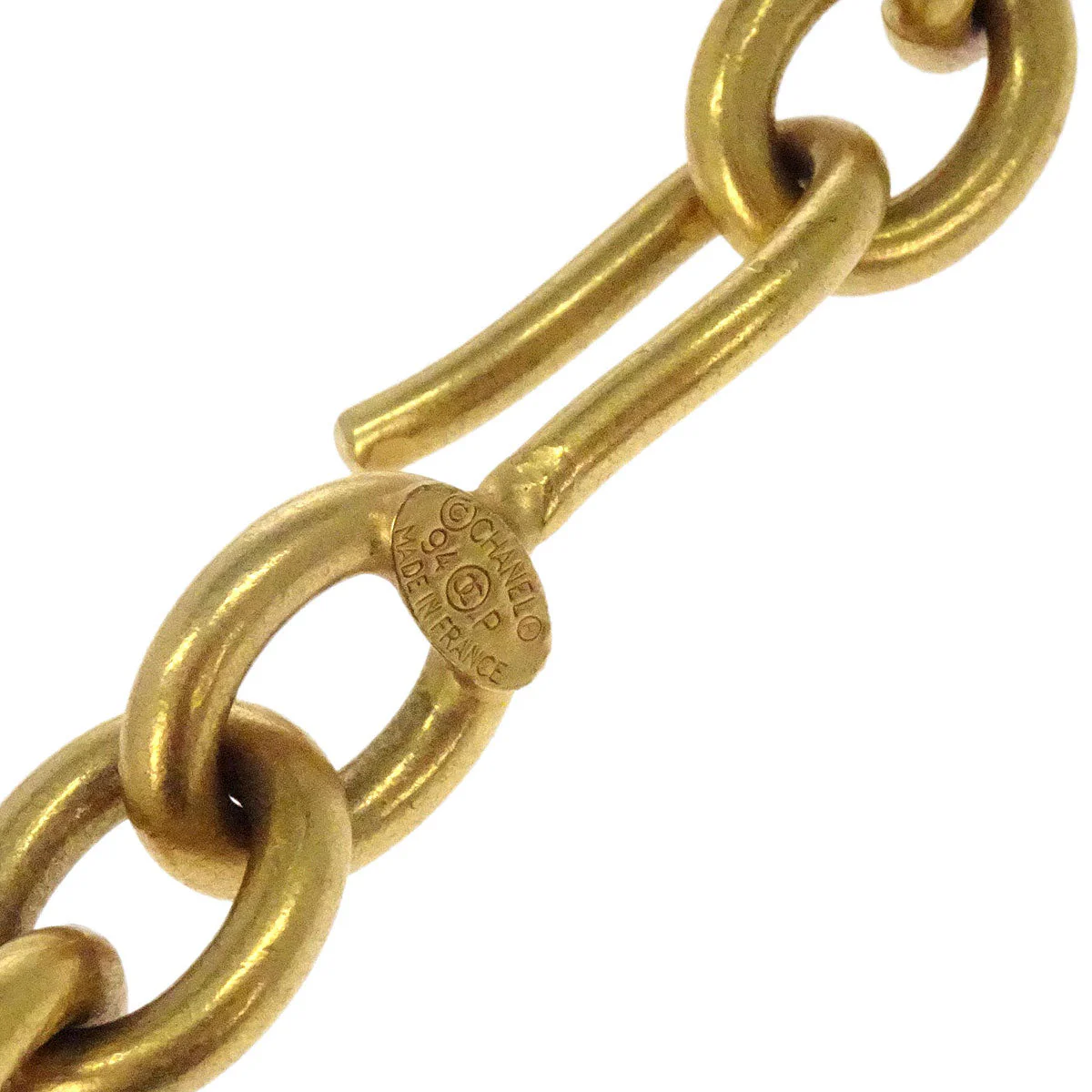 Chanel Rudder Chain Pendant Necklace Gold 94P - Image 4