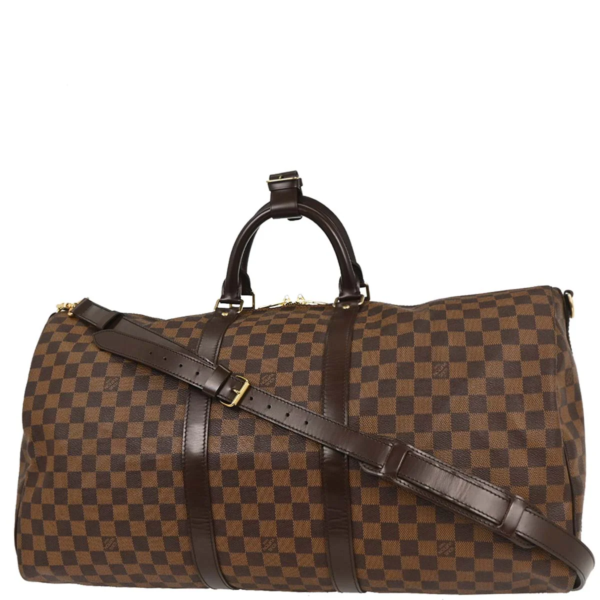 Louis Vuitton Damier Keepall Bandouliere 55 Duffle Bag N41414 - Image 2