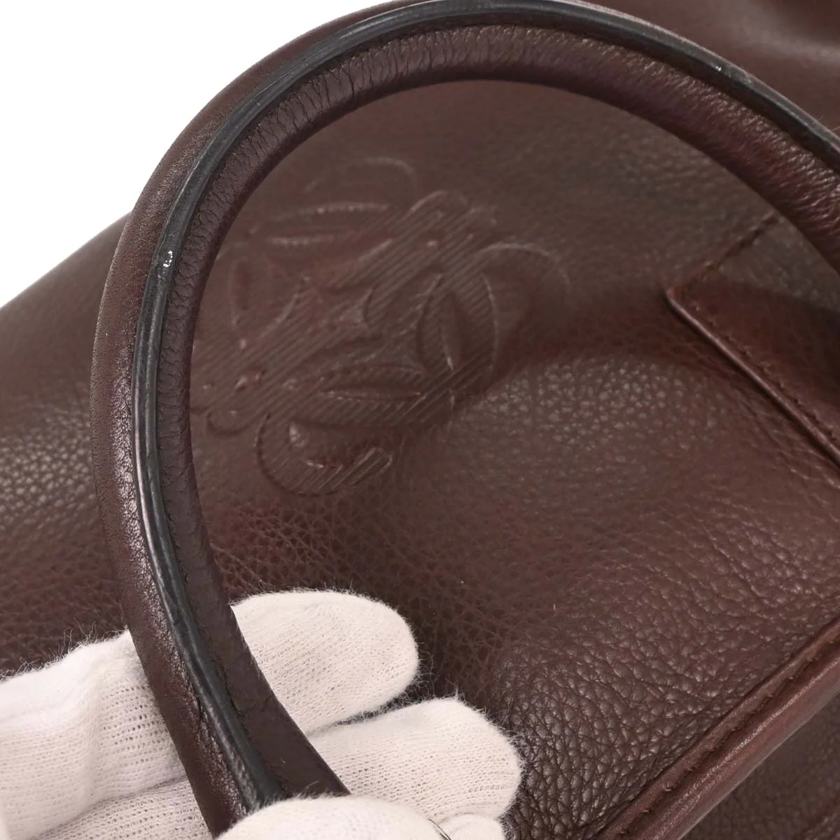 Loewe Brown Amazona 28 Handbag - Image 6