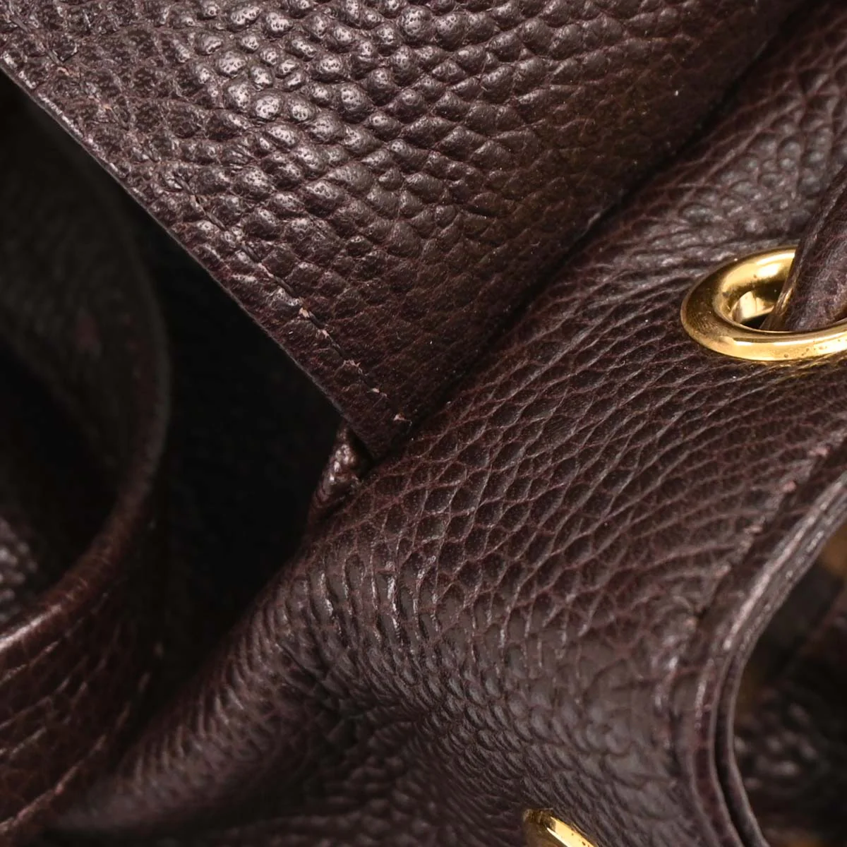 Yves Saint Laurent Brown Backpack - Image 10