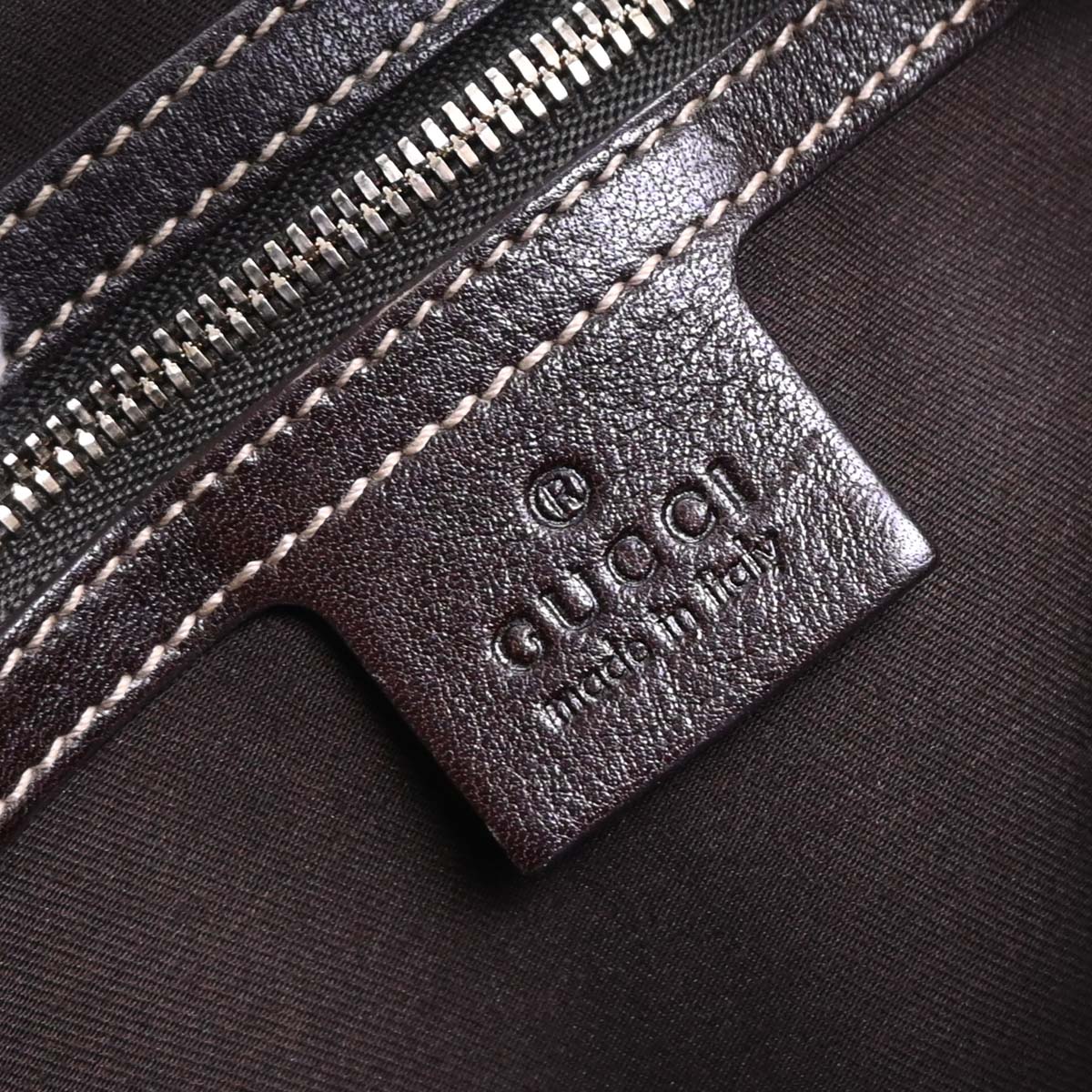 Gucci Brown Beige GG Hobo Bag - Image 7