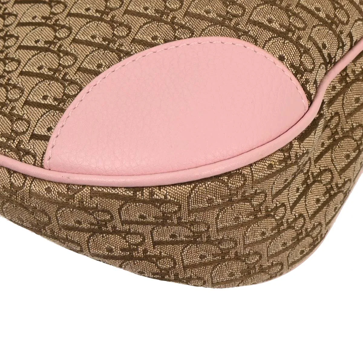 Christian Dior Pink Beige Street Chic Trotter Hobo Bag - Image 5