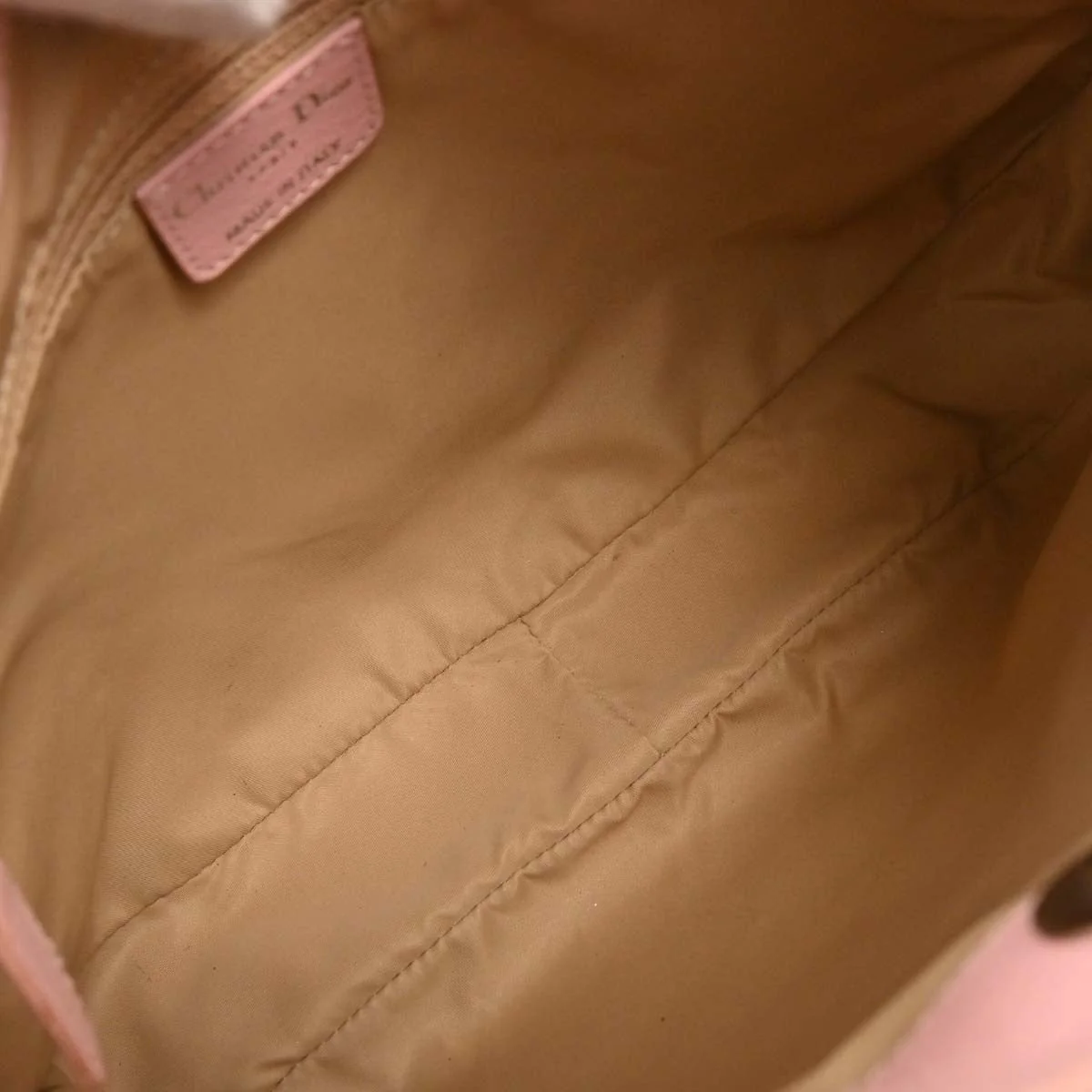 Christian Dior Pink Beige Street Chic Trotter Hobo Bag - Image 8