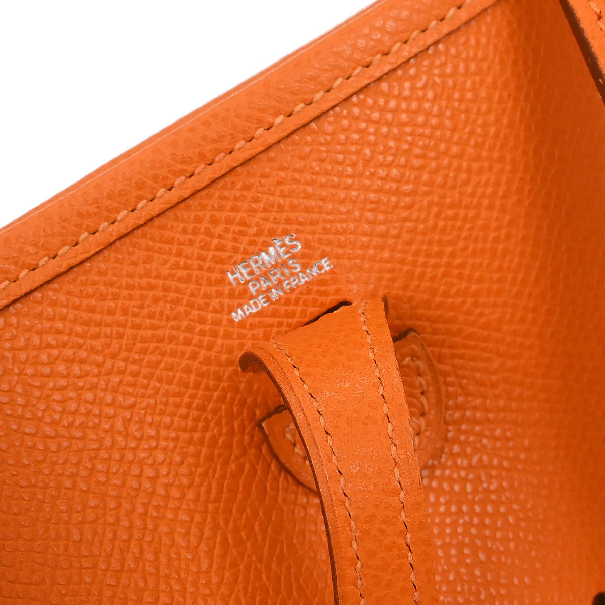Hermes Orange Epsom Evelyne TPM Shoulder Bag - Image 8