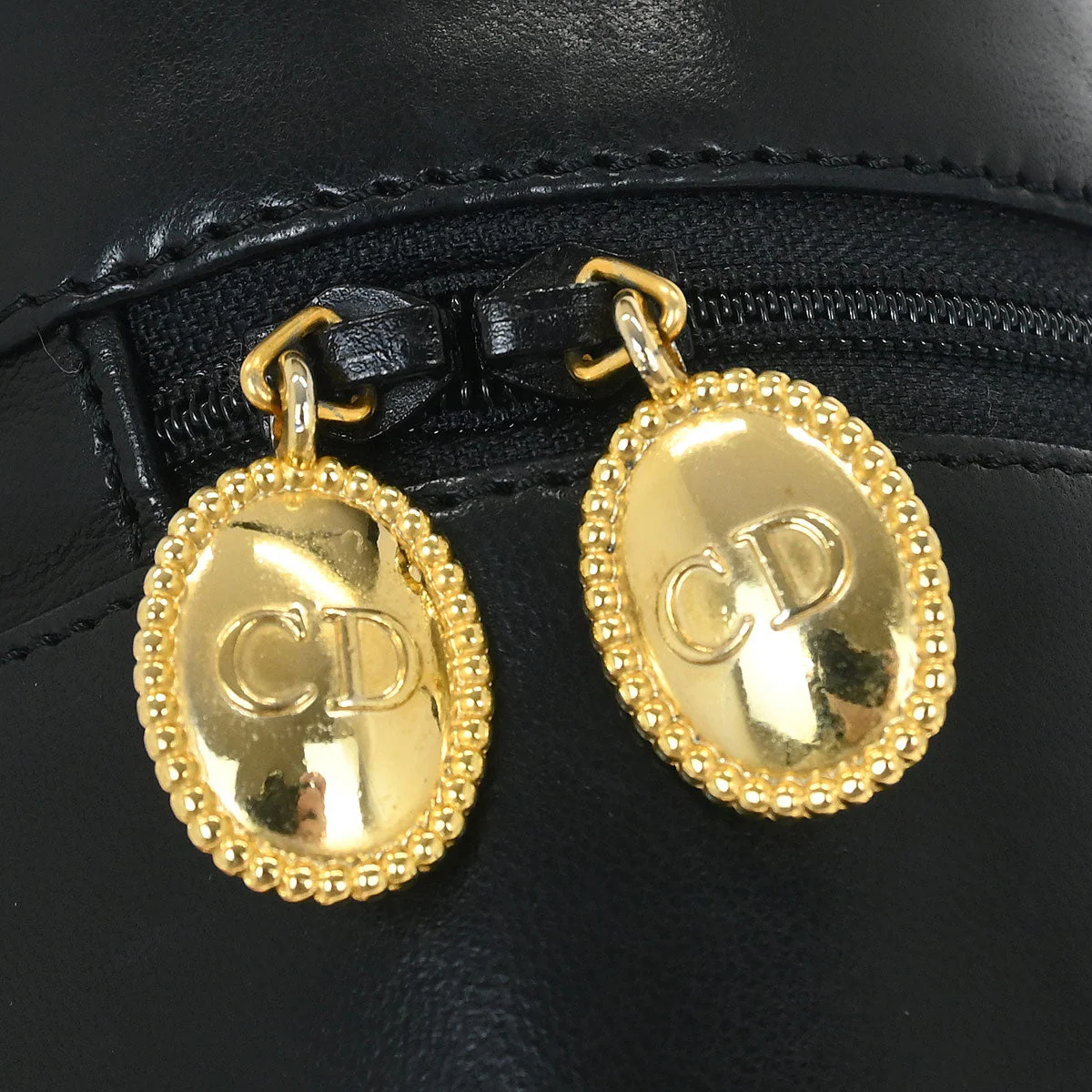 Christian Dior Black Chain Handbag - Image 7