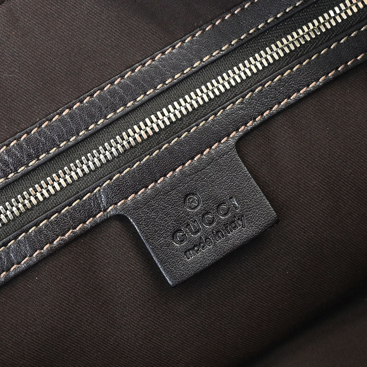 Gucci Brown Bamboo Horsebit Handbag - Image 9