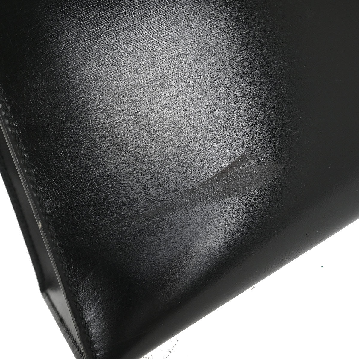 Hermes Black Box Calf Kelly 32 Sellier Handbag - Image 4