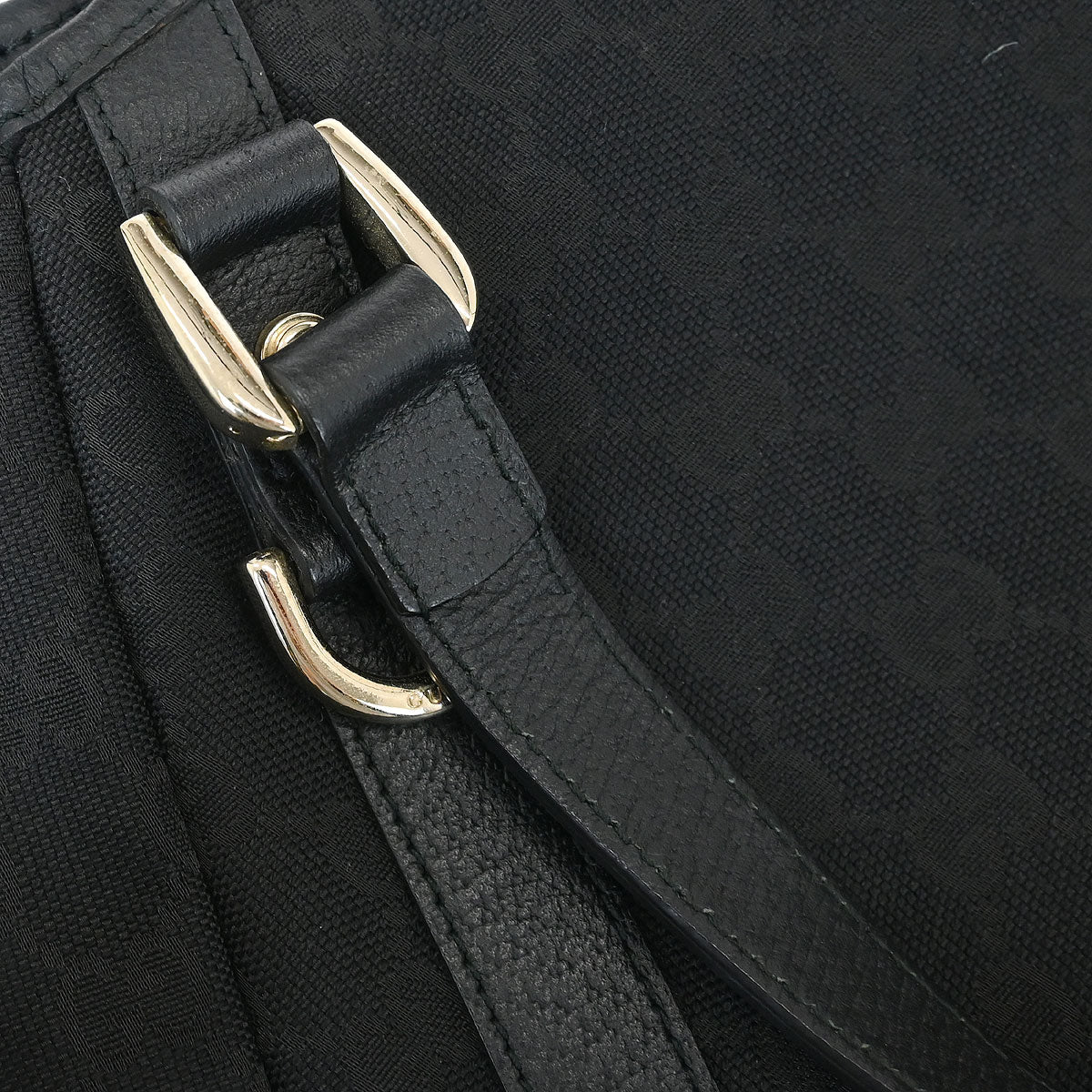 Gucci Black GG Abbey D Ring Tote Bag - Image 5