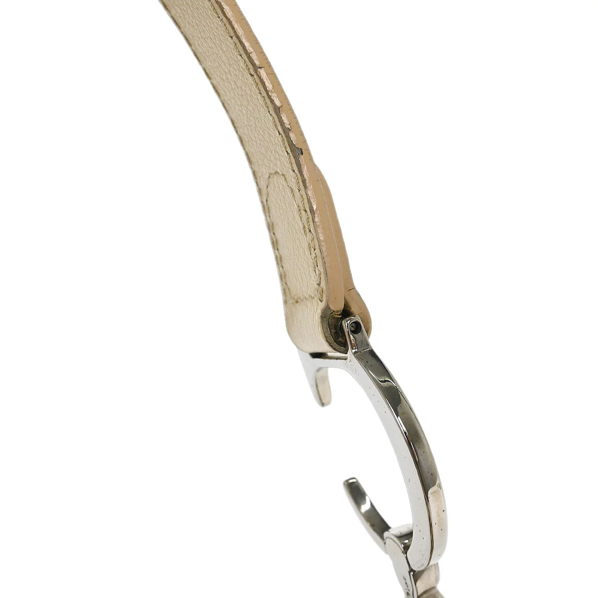 Christian Dior Off-white Embroidered Trotter Saddle Handbag - Image 4