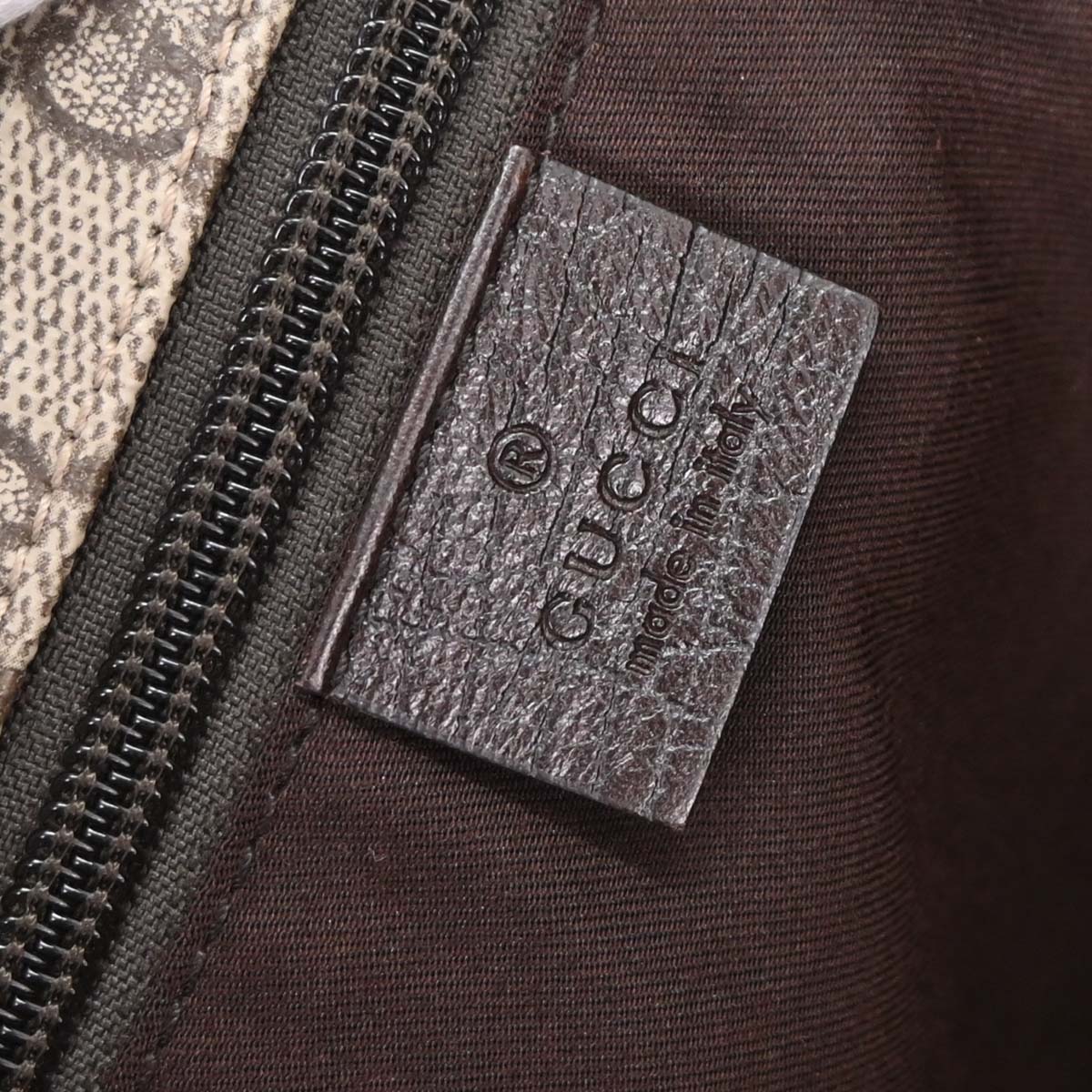 Gucci Beige PVC GG Shoulder Bag - Image 8