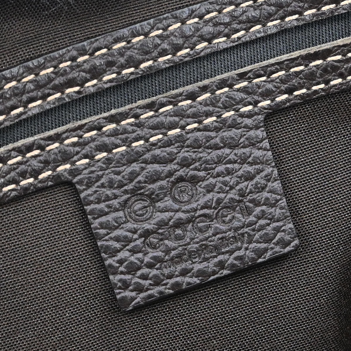 Gucci Brown GG Crystal Duffle Handbag - Image 9