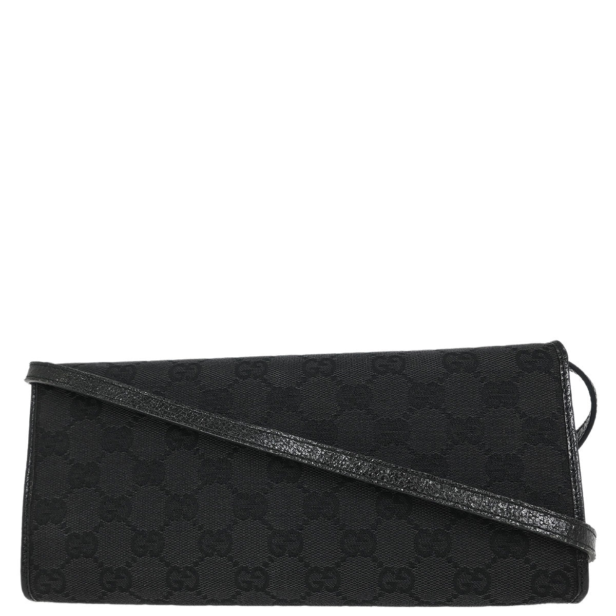 Gucci Black GG Bamboo Shoulder Bag - Image 2