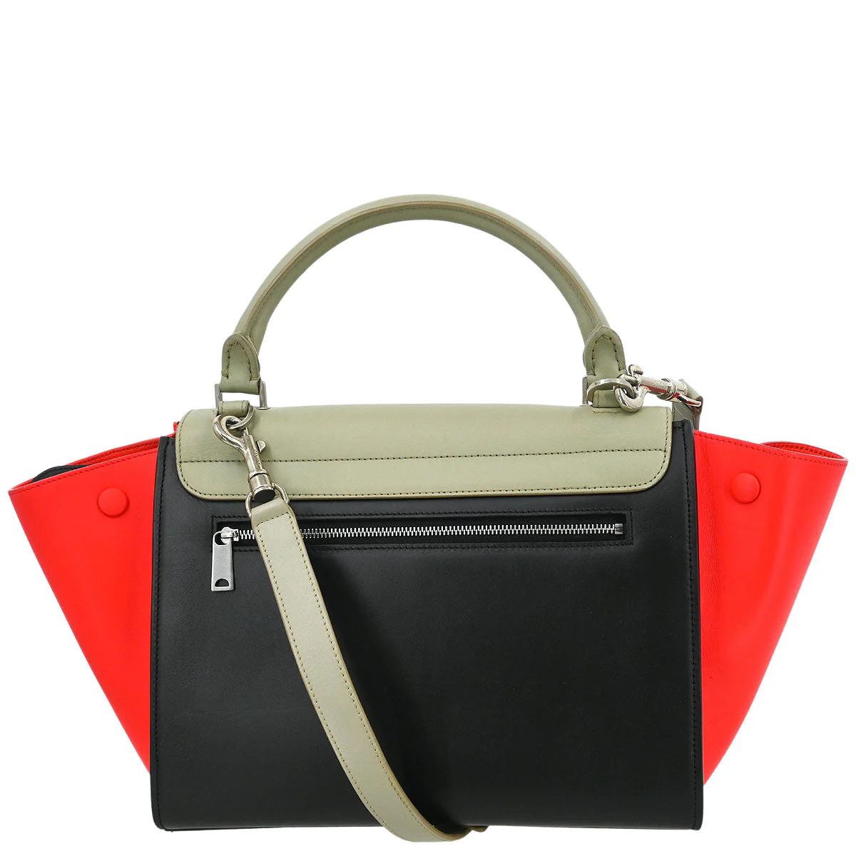 Celine Tricolor Trapeze 2way Shoulder Handbag - Image 2