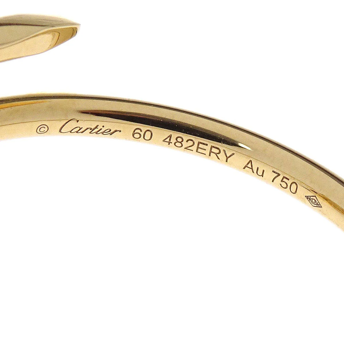 Cartier Juste Un Clou Ring Au750 Gold 482ERY #60 #59 - Image 3