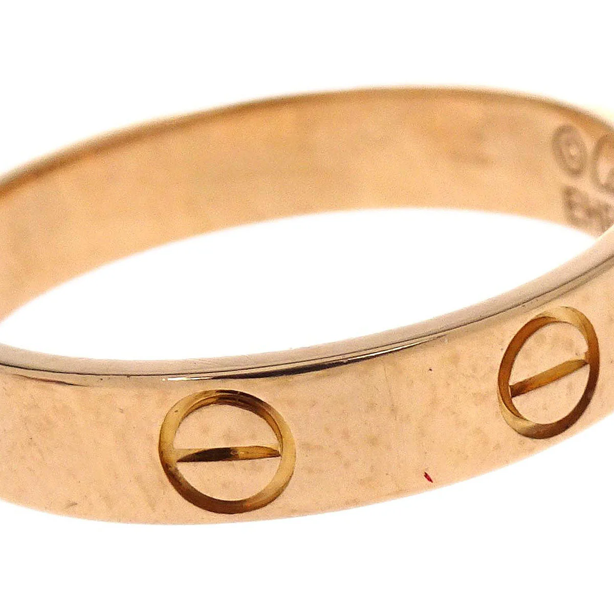 Cartier Mini Love Ring Au750 #52 #51 - Image 3