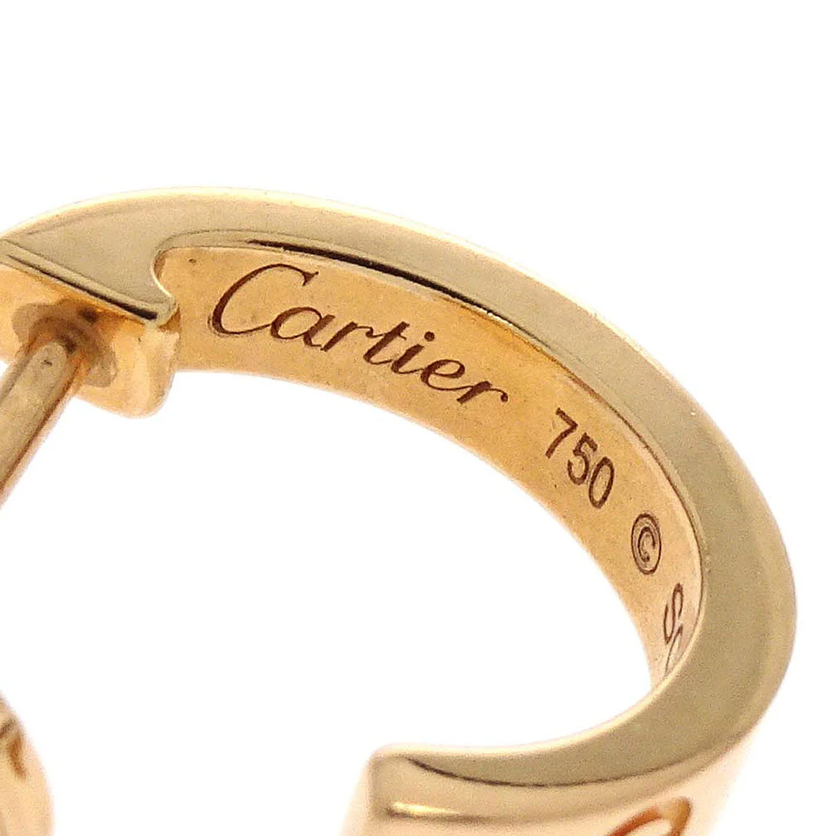 Cartier Piercing Earrings Mini Love 750 - Image 5