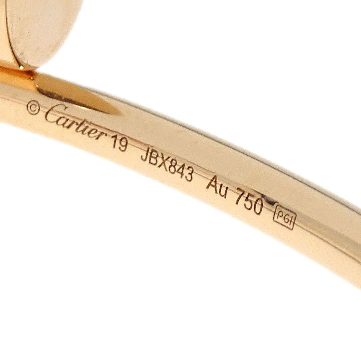 Cartier Juste Un Clou Small Bracelet #19 Au750 - Image 4