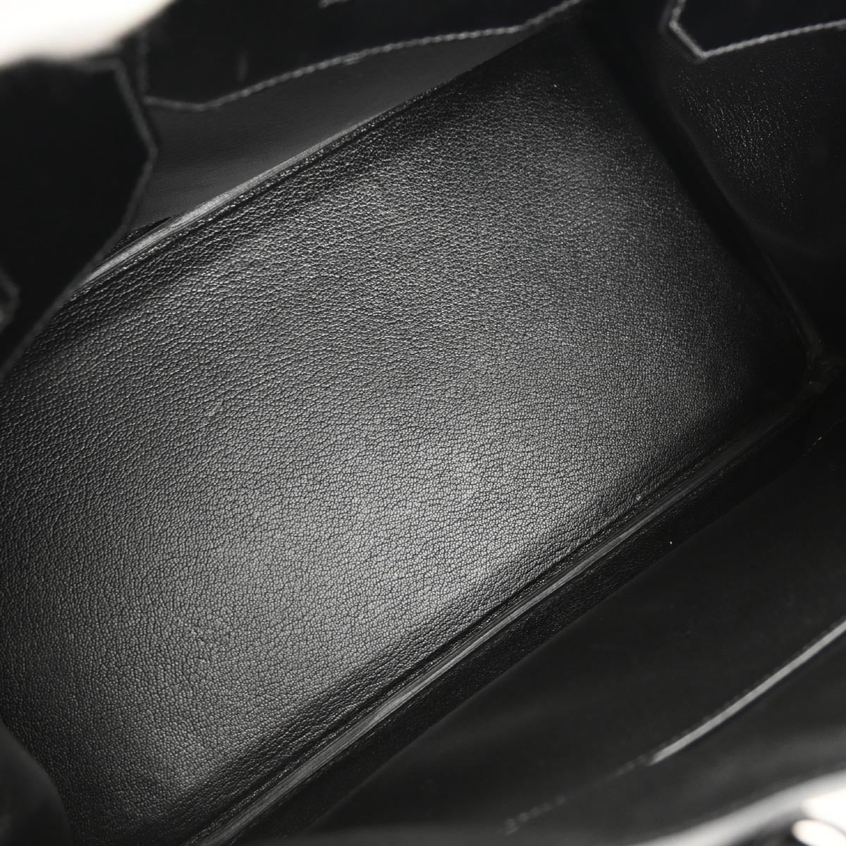 Hermes Black Box Calf Birkin 35 Handbag - Image 7