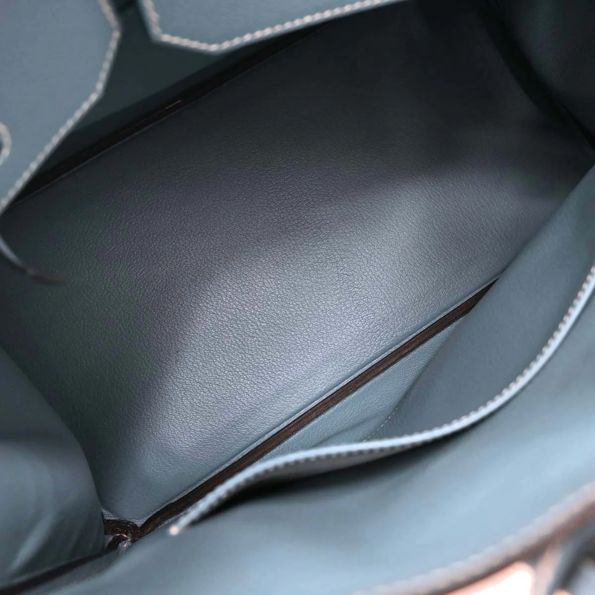 Hermes Blue Jean Epsom Birkin 35 Handbag - Image 7