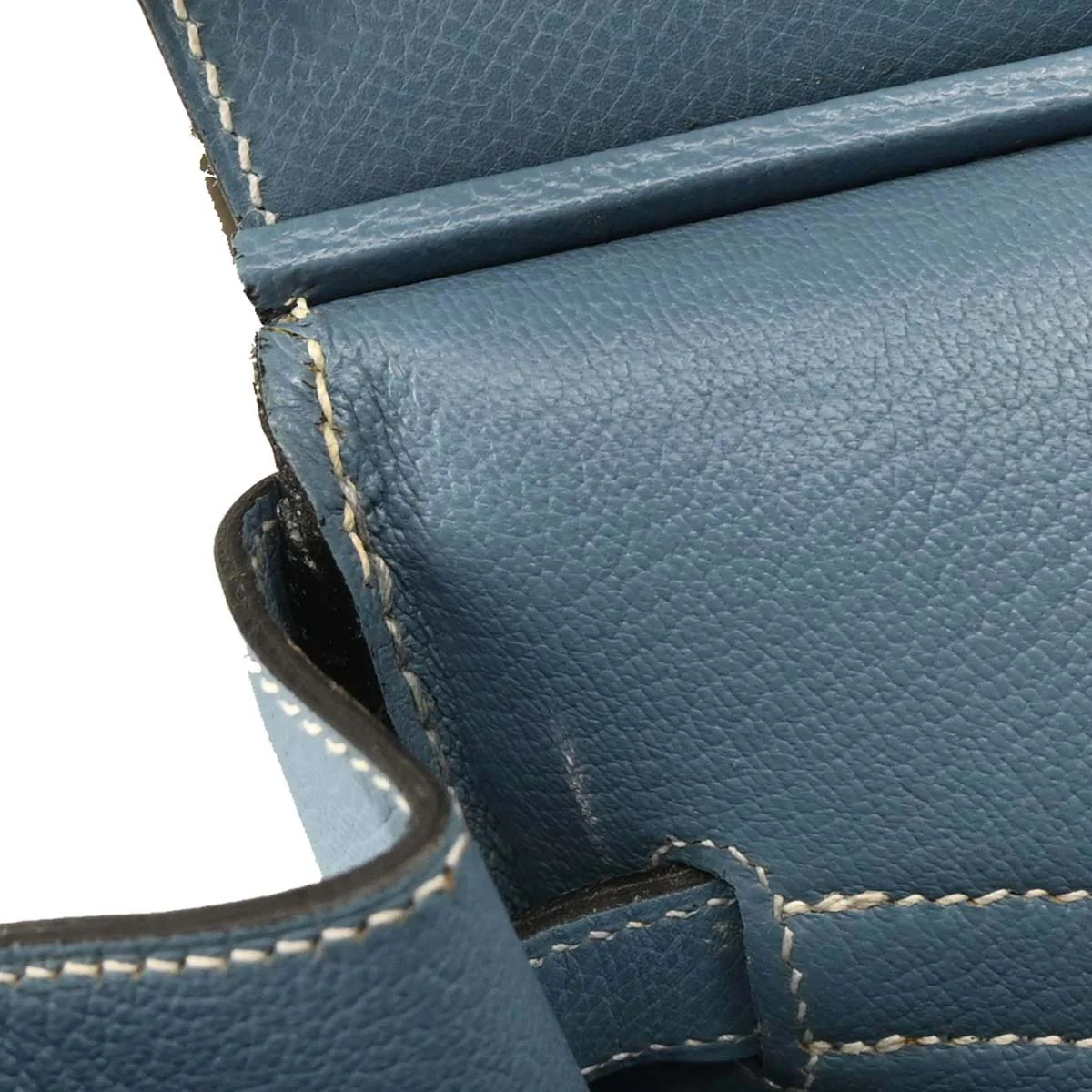 Hermes Blue Jean Epsom Birkin 35 Handbag - Image 9