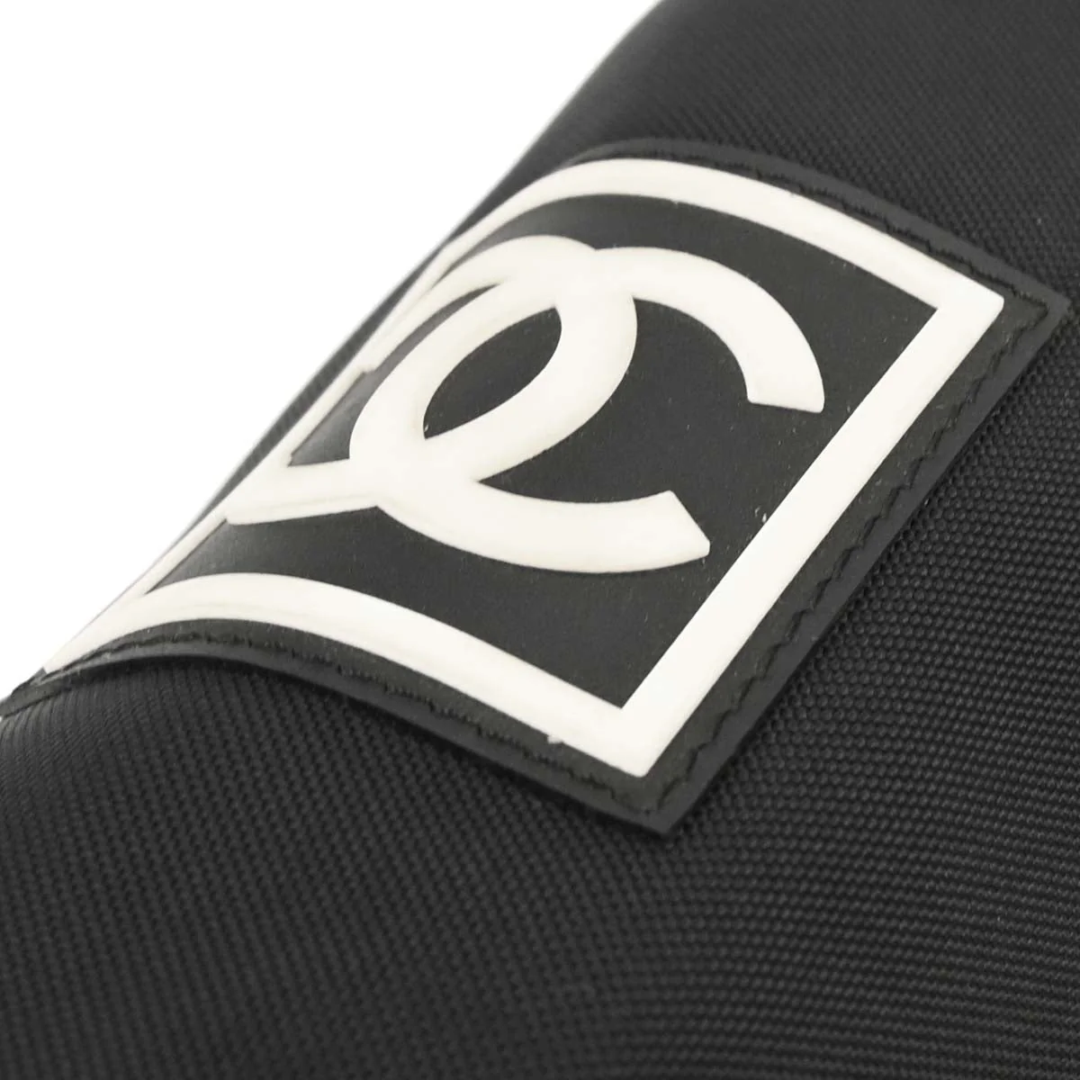 Chanel 2003-2004 Black Sport Line Bottle Holder Shoulder Bag - Image 4