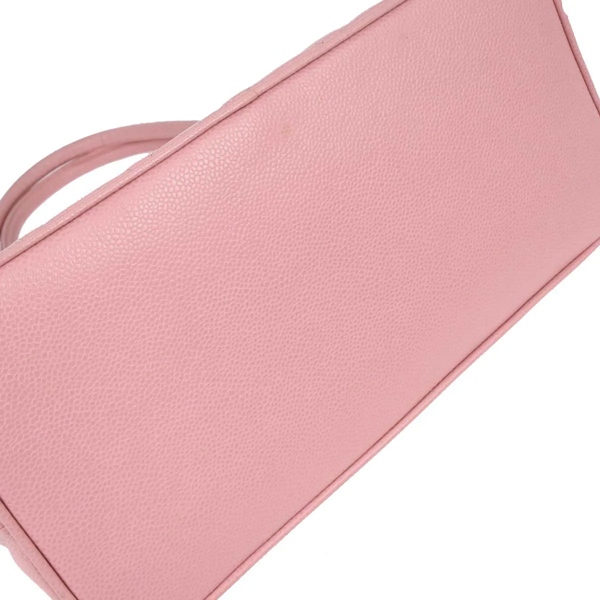 Chanel 2003-2004 Pink Caviar Medallion Tote Handbag - Image 3