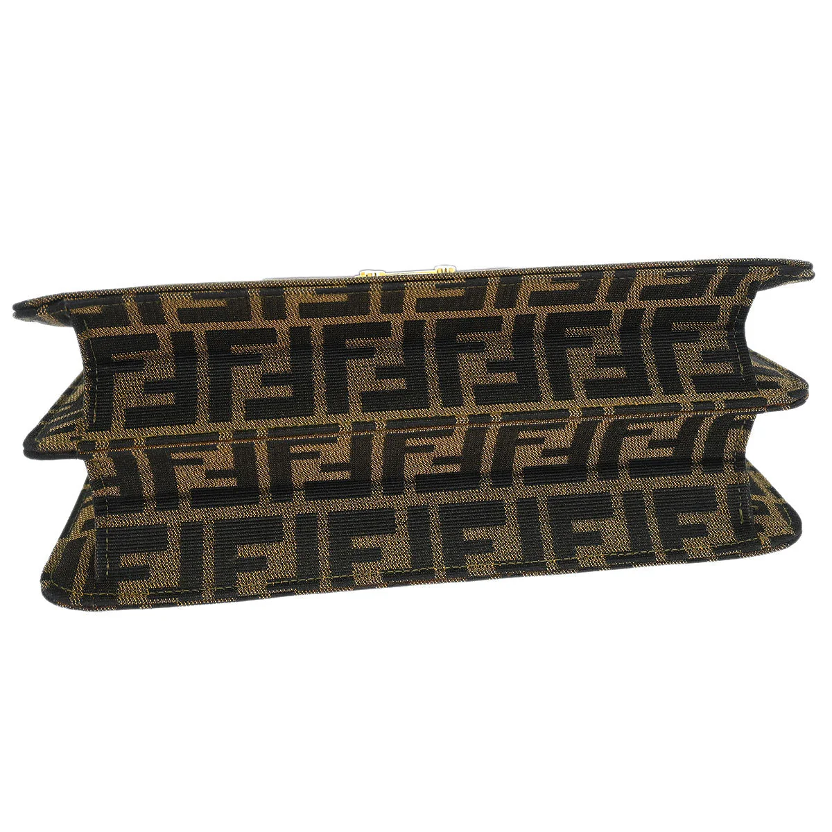 Fendi Brown Canvas Zucca Briefcase 2way Shoulder Handbag - Image 3