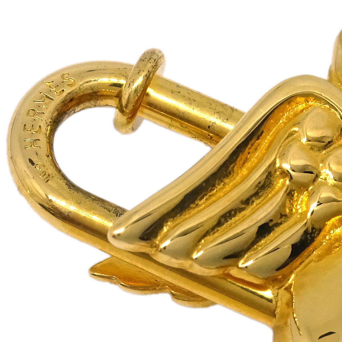 Hermes 1993 Le Cheval Pegasus Cadena Gold Small Good - Image 3