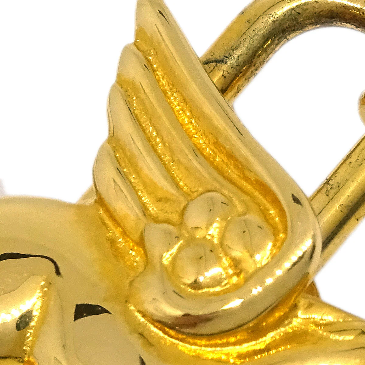 Hermes 1993 Le Cheval Pegasus Cadena Gold Small Good - Image 4