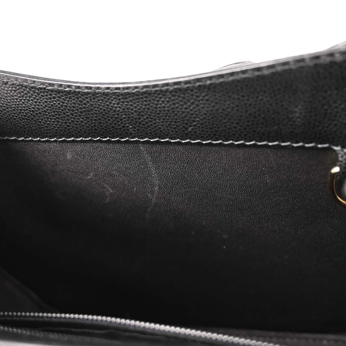 Cartier Black Leather Panthere Handbag - Image 10