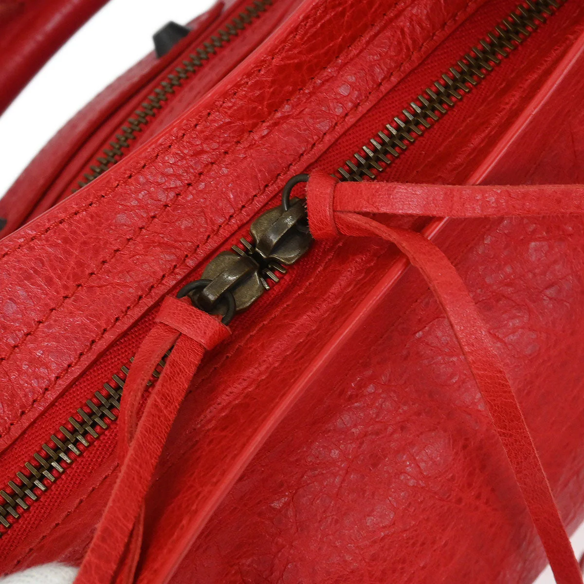 Balenciaga Red The Town 2way Shoulder Handbag - Image 6