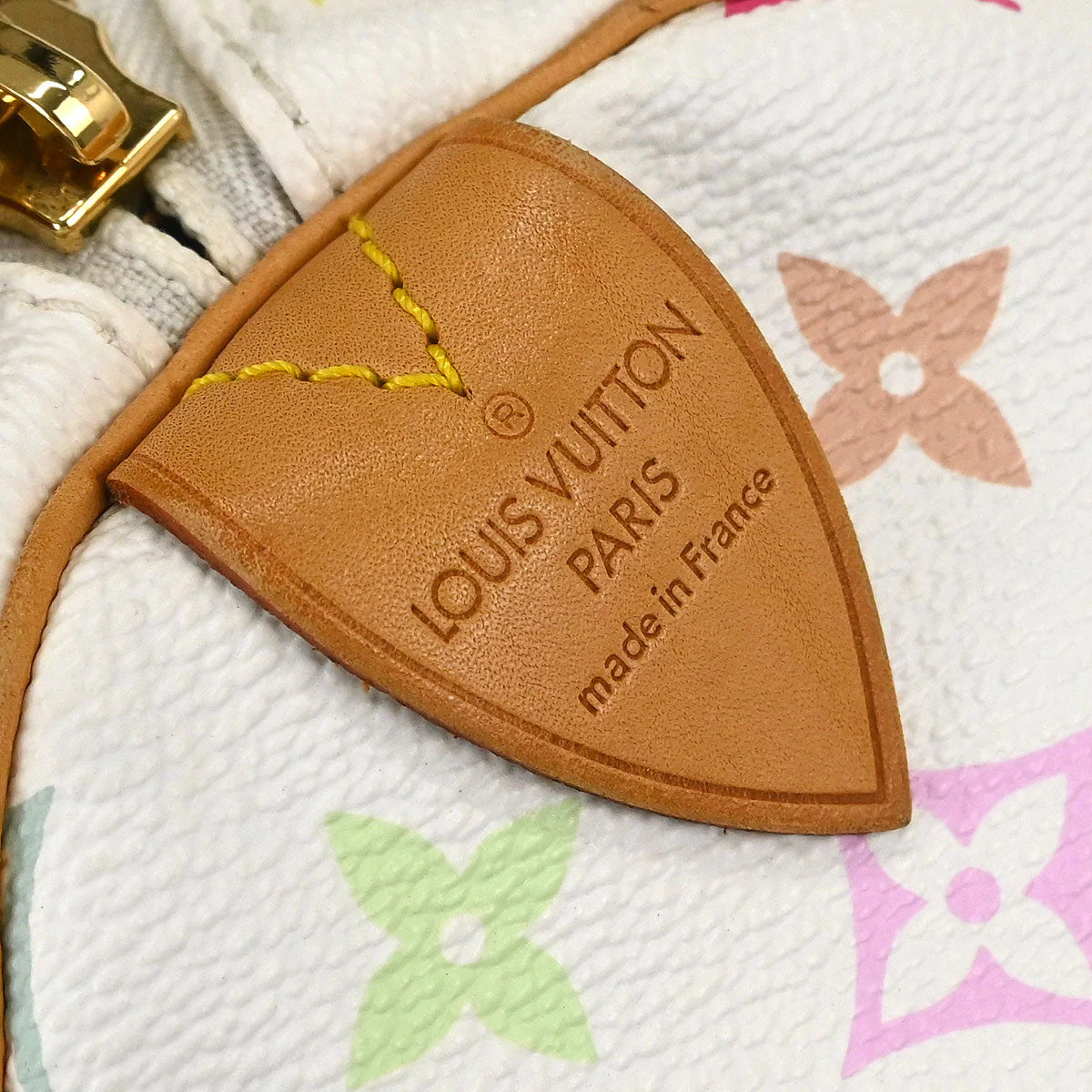 Louis Vuitton 2004 White Monogram Multicolor Keepall 45 Handbag M92641 - Image 8