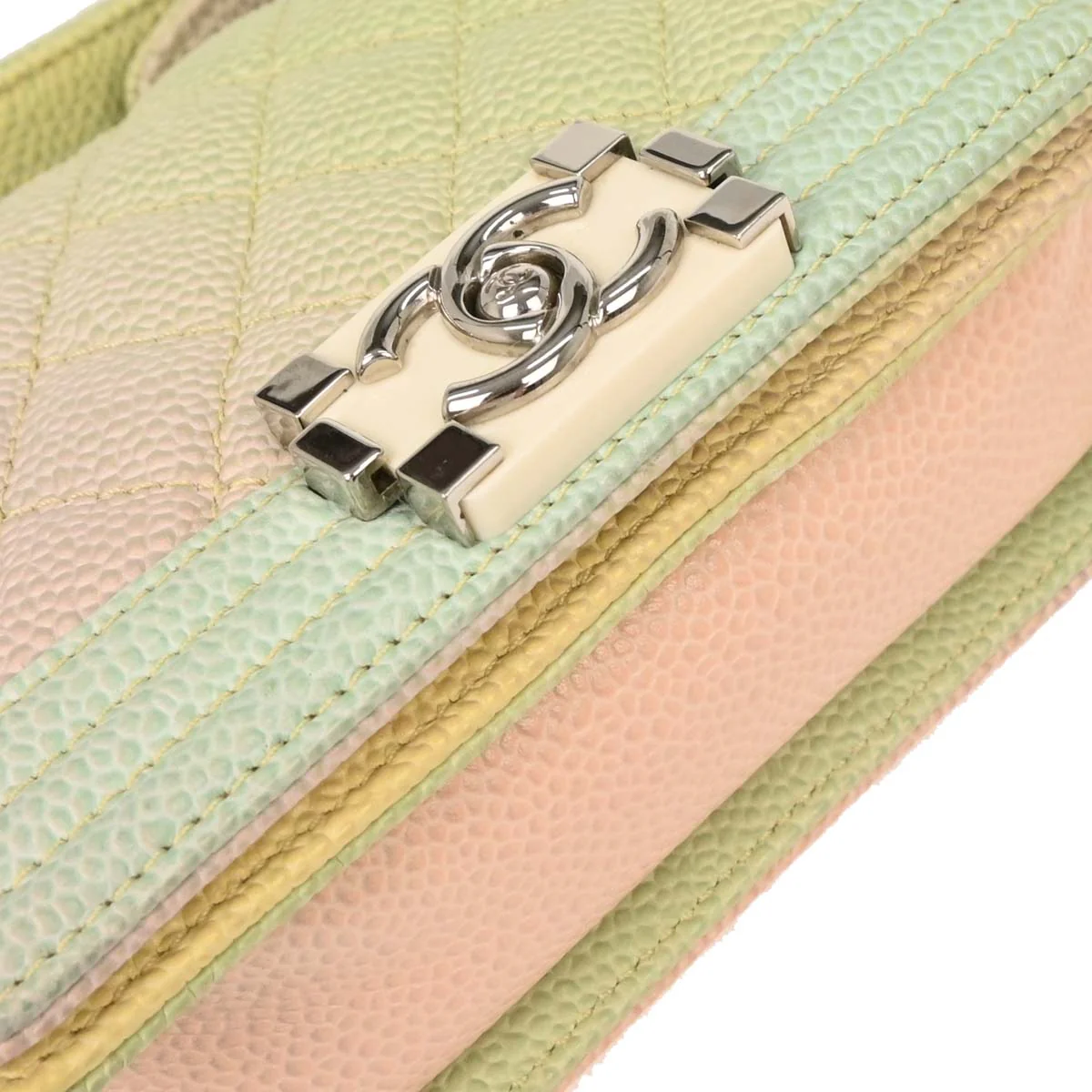 Boy Chanel Pastel Color Caviar Mini Shoulder Bag - Image 3