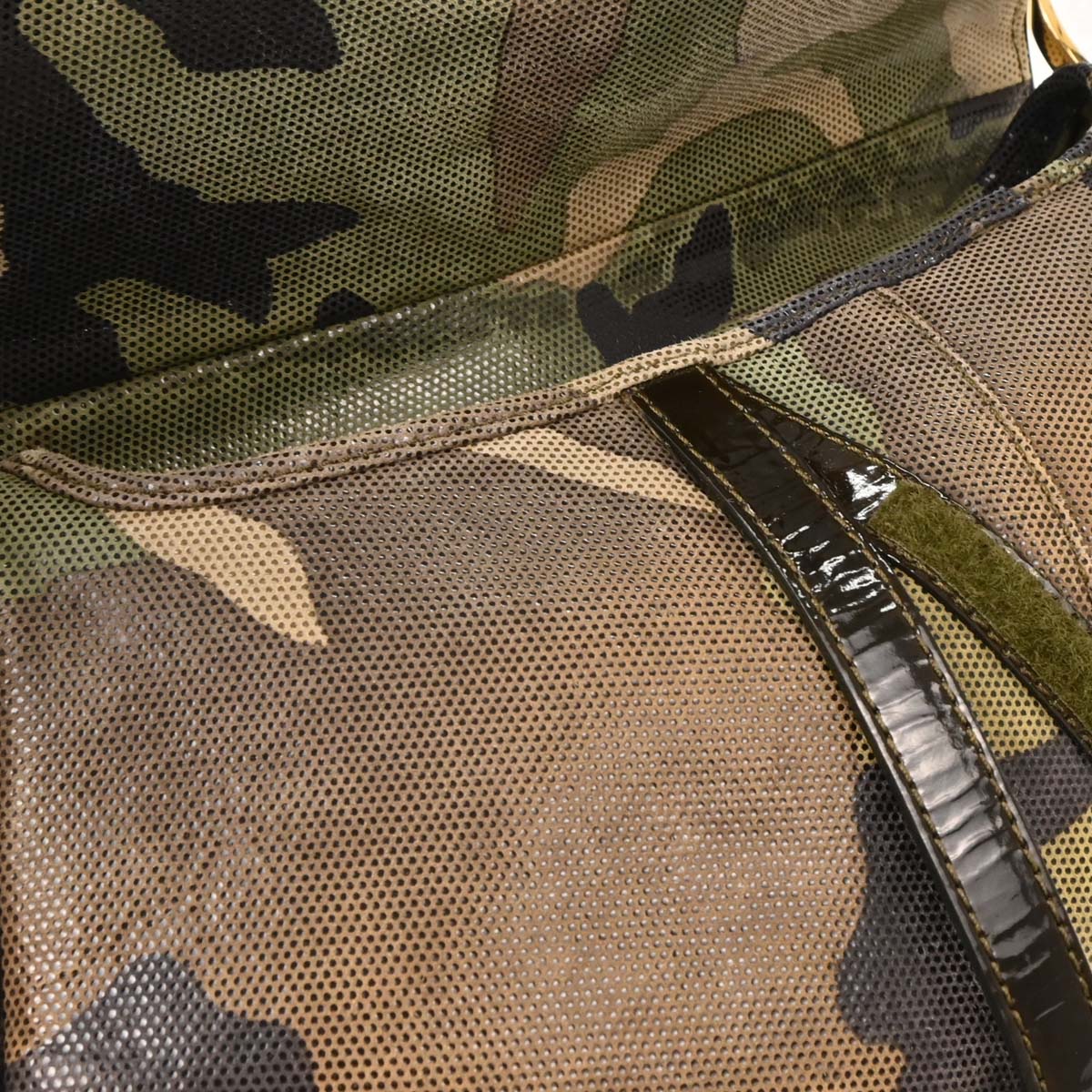 Christian Dior Green Canvas Camouflage Saddle Handbag - Image 7